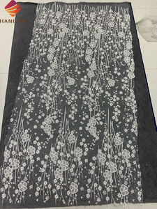 Nuevo estilo, tela <span class=keywords><strong>de</strong></span> encaje <span class=keywords><strong>de</strong></span> tul pegada con purpurina <span class=keywords><strong>de</strong></span> lujo brillante, patrón <span class=keywords><strong>de</strong></span> flores, tela <span class=keywords><strong>de</strong></span> red <span class=keywords><strong>de</strong></span> piedra con purpurina 3D para <span class=keywords><strong>vestido</strong></span> <span class=keywords><strong>de</strong></span> fiesta <span class=keywords><strong>de</strong></span> <span class=keywords><strong>moda</strong></span> - Product Image 2