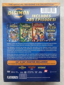 Colección de las Temporadas 1-4 de <span class=keywords><strong>la</strong></span> Serie de TV <span class=keywords><strong>Digimon</strong></span>: (DVD, Caja de 32 Discos) Películas en DVD, Series de TV - Product Image 2