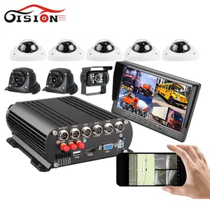 GISION Factory 720p 1080n Truck Bus Van Vehicle CCTV Camera System MDVR 8 Channel with 4G 5G GPS WIFI