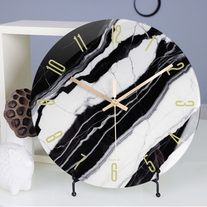 Orologio <span class=keywords><strong>da</strong></span> <span class=keywords><strong>parete</strong></span> in vetro rotondo semplice nordico <span class=keywords><strong>da</strong></span> 12 pollici orologio <span class=keywords><strong>da</strong></span> <span class=keywords><strong>parete</strong></span> <span class=keywords><strong>al</strong></span> <span class=keywords><strong>quarzo</strong></span> in vetro temperato con stampa UV - Product Image 2