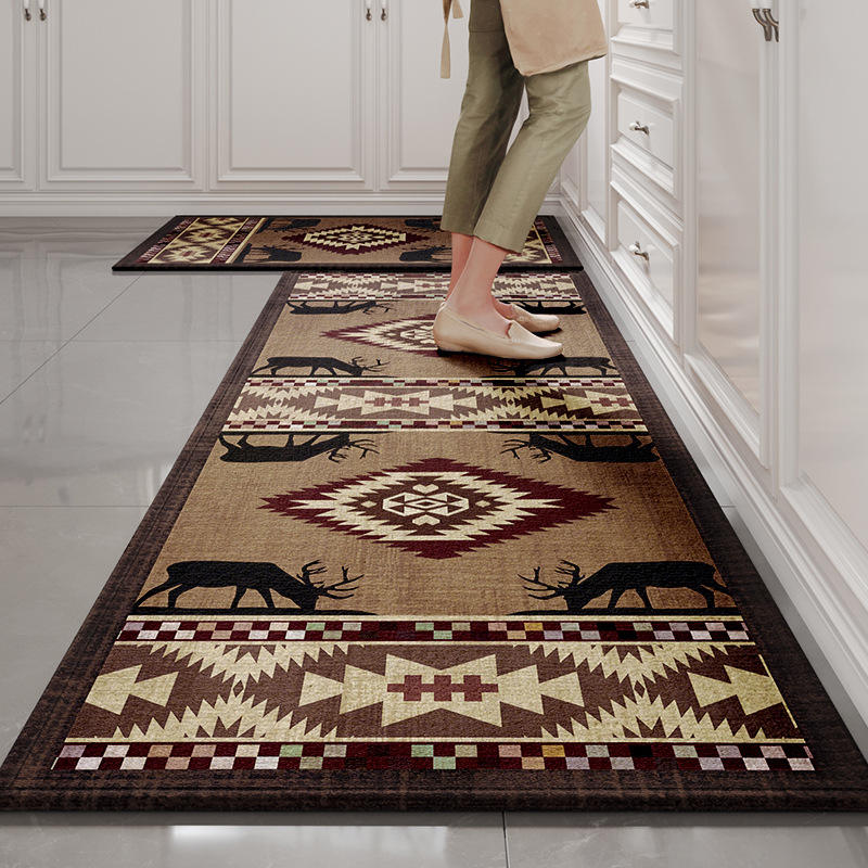 Suela de goma de terciopelo de algodón de bambú - En busca de ciervos