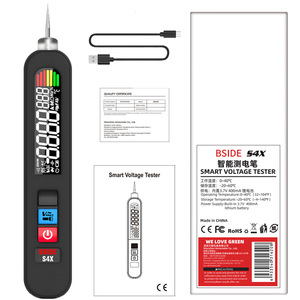 BSIDE S4X Smart Non Contact <b>Voltage</b> <b>Tester</b> 70V 600V AC Rechargeable Digital Pen Household Electrical Testing - Product Image 3