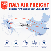 Luftfracht nach Italien DDP Tür-zu-Tür Expressversand von China FCO Rom Flughafen Spediteur Agent