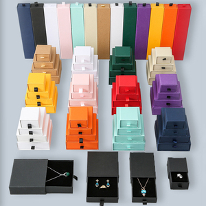 カスタム生分解性ジュエリーギフト包装リボンボックスリングネックレス腕時計メガネリサイクル段ボール引き出しボックス - Product Image 5