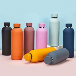 Design Custom logo Water Bottle 350ml 500ml 750ml 1000ml Small Mouth Sports Stainless Steel Vacuum Cup Insulated Drink Bottle - Product Image 1