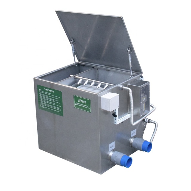 QihangRAS Household Garden Koi Pond Filter Aquarium Fish tank Drum Filter Aquaculture Stainless Steel Rotary Drum Filter