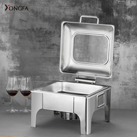 Chafing Dishes en acier inoxydable Buffet Réchauffeur de nourriture Chafing Dish Buffet Set Chafing Dish Luxury