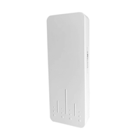 Repetidor WIFI para Exteriores IP65 de 2-3 km, 2 Puertos RJ45 de 10/100 Mbps, Alimentación POE/DC, 5.8G 450M, Extensor WIFI de Largo Alcance