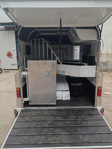 Usine Vente Directe 2 Cheval Flotteur Angle Charge Flotteur Standard Cheval Remorque <span class=keywords><strong>Roue</strong></span> Et Système Casser Cheval Transport Remorque - Product Image 5