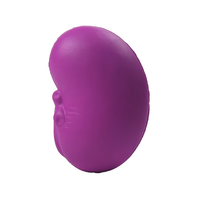 Balle anti-stress en mousse PU personnalisable avec logo, forme de rein, jouet anti-stress unisexe pour les 14 ans et plus