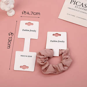 कस्टम लोगो मुद्रित गहने टैग के साथ विभिन्न आकार मुड़ा लटका टैग Moq 100 परिधान टैग कागज अपने ब्रांड कंपनी टीम लोगो - Product Image 3