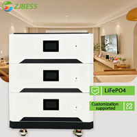Batterie au lithium CAN hybride IP65 empilable de qualité supérieure 51,2 V 100 Ah 200 Ah 314 Ah 400 Ah LiFePO4 pour système solaire