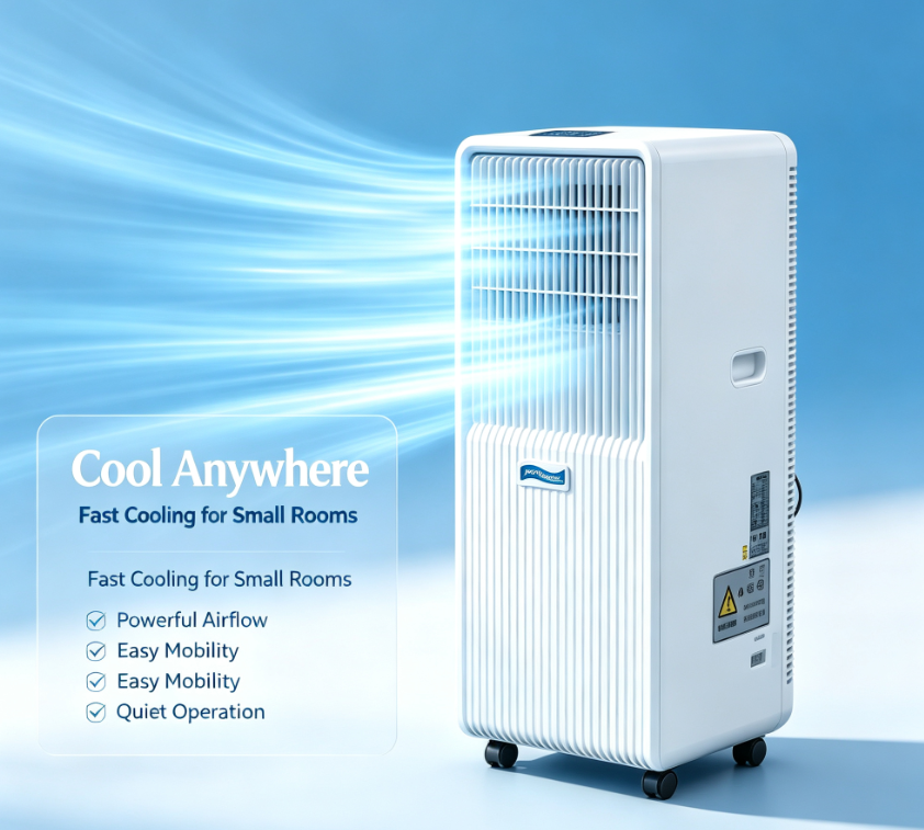<strong>Portable</strong> Air Conditioner <strong>14000</strong> <strong>BTU</strong> All Season Cooling Heating <strong>Portable</strong> <strong>AC</strong> with Remote & Wheels