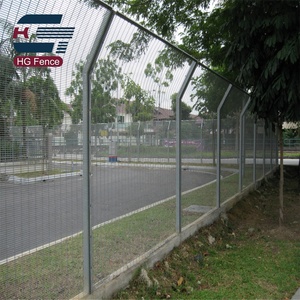 Clôture anti-escalade à <span class=keywords><strong>prix</strong></span> d'usine, revêtement poudré noir et vert, clôture en maille anti-escalade haute sécurité 358 - Product Image 2