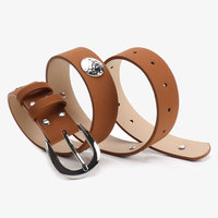 Ceinture pour femme de créateur, ceintures vintage pour femme, ceinture en PU lisse multicolores avec boucle en métal incurvée rétro, accessoire de mode