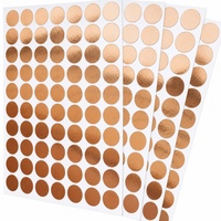 Puntos de Cobre Conductivos OEM, Pegatinas Decorativas para Vidrio, Puntos de Lámina de Cobre para Manualidades