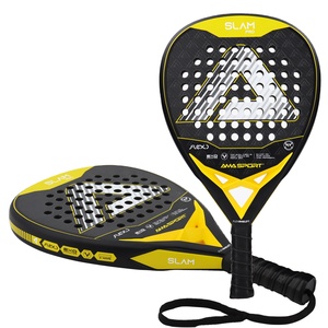 Raqueta de Pádel de Fibra de Carbono con Sistema de Orificios Inteligentes de Alta Calidad, Precio de Fábrica del Fabricante Líder AMA, Logotipo Personalizado - Product Image 1