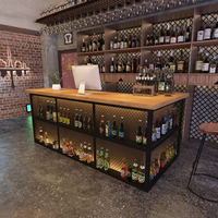 Boutique d'angle de bar moderne simple à la mode exquise pour des conceptions de barre d'utilisation commerciale Comptoir de caissier de réception de réception