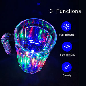 <strong>Wholesale</strong> 16 oz Glass Beer Mug with LED Light Custom Printed Logo Promotional Party <strong>Supplies</strong> - Product Image 3