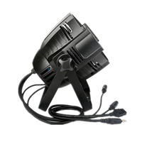 Projecteur LED professionnel 54x3W RGB à faisceau large 25-45° 6000K pour éclairage de scène, contrôle DMX512 8 canaux, IP20, pour mariages et discothèques