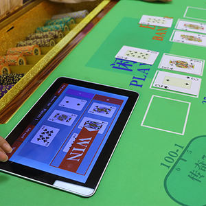 Mesa <span class=keywords><strong>de</strong></span> Juego Inteligente con RFID para Casino CHENSHENG, Mesa <span class=keywords><strong>de</strong></span> Baccarat, Blackjack, <span class=keywords><strong>Ruleta</strong></span> y Póker con RFID para Casino - Product Image 4