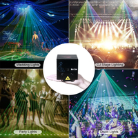 Igreslite Mini Full RGB Color Animación Luz láser Control móvil Iluminación de escenario para clubes nocturnos y actuaciones de DJ