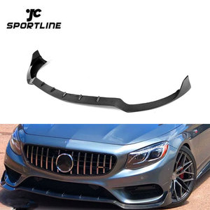 Carbono S-clase C217 frente Spoiler para <span class=keywords><strong>Mercedes</strong></span> <span class=keywords><strong>Benz</strong></span> <span class=keywords><strong>S500</strong></span> S550 Sport <span class=keywords><strong>Coupe</strong></span> 14-18 - Product Image 1