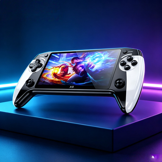 5.5 Inch X9 Portable Handheld Game Console with 1500mAh Battery and Multi-Game for Children