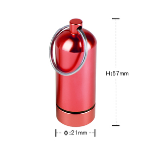 Hộp Đựng ID Nút Tai Hình Vòng Chữ O Tiện Dụng Hộp Đựng Thuốc Sơ Cứu Có Móc Khóa - Product Image 2