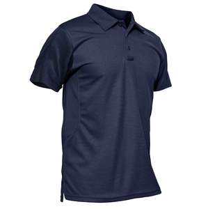 Polo homme personnalisé DFP901 à manches courtes avec passant pour lunettes et poche tactique supérieure gauche CN GUA - Product Image 3