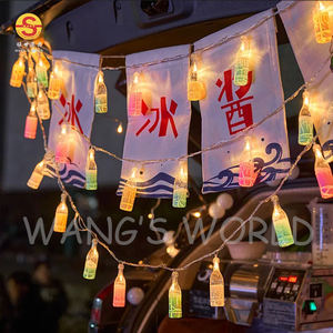 <span class=keywords><strong>Guirlande</strong></span> <span class=keywords><strong>lumineuse</strong></span> à LED pour décoration de jardin <span class=keywords><strong>Guirlande</strong></span> de lanternes pour l'extérieur, Noël, mariage et chambre à coucher. - Product Image 3