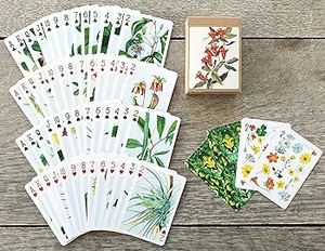 Collezione di fiori selvatici carte da gioco illustrazioni botaniche Vintage fioriture colorate giardino bellezze Delicate fiori da campo di carta - Product Image 5
