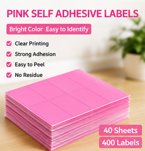 Self-Adhesive Rectangular <b>Paper</b> Labels 8.5x11 Inch Sheet 4x2 Inch Durable Digital Printable Packaging Label - Product Image 2