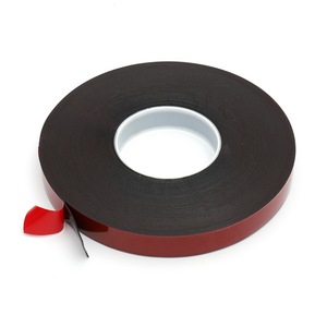 Nastro <span class=keywords><strong>Biadesivo</strong></span> in Schiuma PE Rossa e Nera ad Alta Viscosità per Fissaggio di Cartelloni Pubblicitari a Parete - Product Image 2