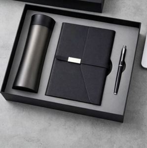 2026 A5 Journal Pu Leather Note <b>Book</b> Thermos Cup Corporate Wholesale Promotional Luxury Notebook and Pen Gift Set - Product Image 5