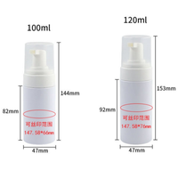 250Ml 200Ml Blanc Transparent Mousse Pompe Eau Savonneuse Bouteilles En Plastique Mousse Pompe Bouteille Pour Soins De La Peau Emballage