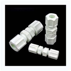 Alta presión 1/4 \ "5/16 \" Pulgadas Junta de plástico PP Unión de mamparo Accesorios de tubería - Product Image 5