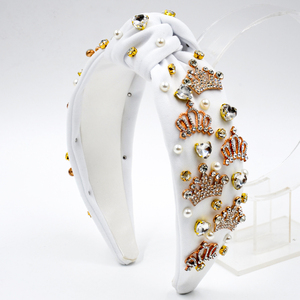 Diadema <span class=keywords><strong>de</strong></span> Cristal <span class=keywords><strong>de</strong></span> Lujo <span class=keywords><strong>de</strong></span> Alta Calidad <span class=keywords><strong>para</strong></span> Mujer, Adornada con Perlas y Diamantes <span class=keywords><strong>de</strong></span> Imitación Dorados, Diadema <span class=keywords><strong>de</strong></span> Tela <span class=keywords><strong>de</strong></span> 13 cm <span class=keywords><strong>de</strong></span> Ancho <span class=keywords><strong>para</strong></span> Novia, <span class=keywords><strong>Boda</strong></span> - Product Image 5