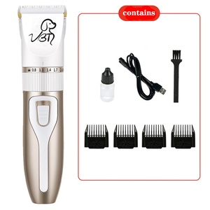 Cortadora y Afeitadora Eléctrica Recargable <span class=keywords><strong>para</strong></span> Mascotas, de ABS y Acero Inoxidable, <span class=keywords><strong>para</strong></span> Perros y Gatos, Juego de Recortadoras, ODM y OEM - Product Image 5