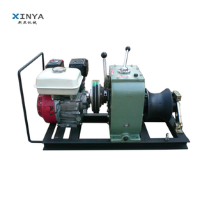 3톤 디젤 케이블 드럼 윈치 강철 와이어 로프 4HP 30m 리프팅 높이 ISO 인증 오버헤드 라인 케이블 설치용 - Product Image 1
