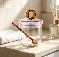 Vente en gros de pots à miel, pots à confiture et pots à condiments en verre borosilicate haut de gamme, faits à la main et personnalisés