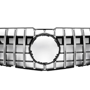 Calandre avant et arrière Mercedes-Benz X204 en plastique ABS style GT pour mise à niveau et rénovation de la Classe GLK 2013-2015 - Product Image 3