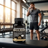 Capsules de Maca Premium Tout-en-un en Promotion OEM avec Ashwagandha, Ginseng, Tribulus et Miel de Chèvre pour la Vitalité Masculine