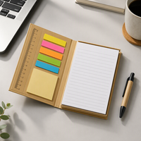 Bloc-notes adhésif en papier kraft, bloc-notes à déchirer, bloc-notes de bureau, logo personnalisé