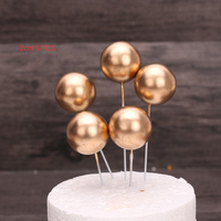 20 pièces/paquet, 2 cm, 2,5 cm, 3 cm, 4 cm, boules artificielles de couleurs et de tailles variées pour la décoration de gâteaux et la décoration de Noël