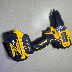 <b>Power</b> <b>Tool</b> Kits Hammer Portable Impact Drill Brushless Angle Cordless Wrench 4pcs Combination <b>Tool</b> Set Yellow - Product Image 6