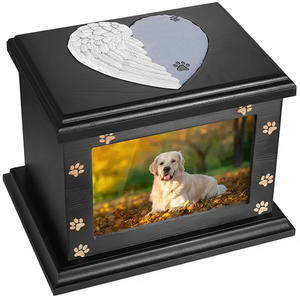Urnas de cremación de madera de alta calidad para cenizas Urnas al por mayor para cenizas de gatos y perros Urnas hechas a mano Urnas funerarias - Product Image 1