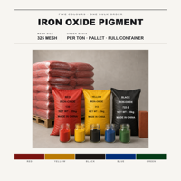 Pigmen Oksida Besi Multi Warna Satu Pusat Penyuplai Merah Kuning Hitam Biru Hijau Grosir Massal Semen Bata Cat 325 Mesh