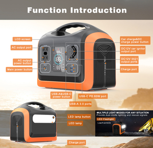 Nhà Máy Giá 1200 Wát Năng Lượng Mặt Trời Powered Máy Phát Điện 1100 Watt Off Grid Sử Dụng Nhà Cắm Trại Xách Tay Trạm Điện - Product Image 2