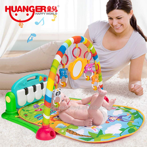 <span class=keywords><strong>Gimnasio</strong></span> de actividades musical con luz para bebés <span class=keywords><strong>HUANGER</strong></span>, piano, tapete de fitness y centro de actividades para bebés - Product Image 5